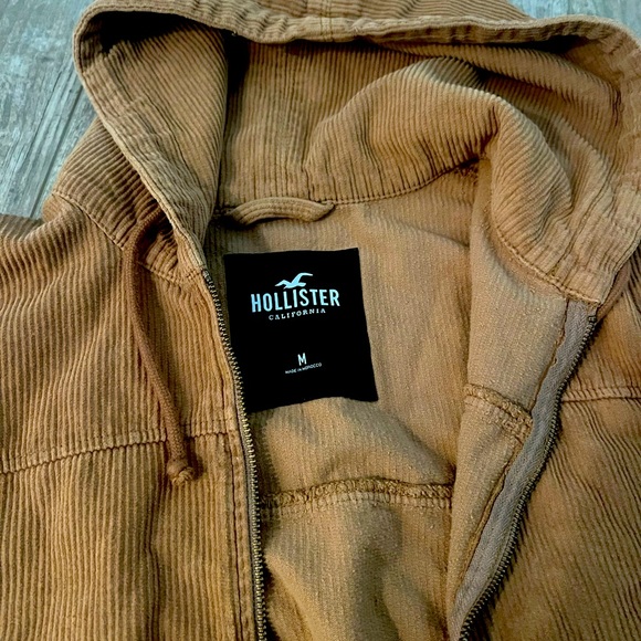 Womens medium Hollister brown Corduroy jacket size medium - Picture 3 of 3